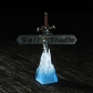WOW Frostmourne Frozen Version Metal / Resin Artisan Keycaps for Mechanical Gaming Keyboard